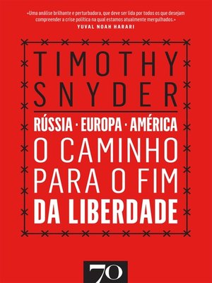 cover image of O Caminho para o Fim da Liberdade